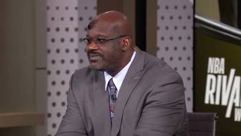 Shaq grew baby hairs after losing Joel Embiid bet to Candace Parker
