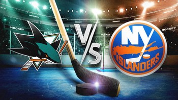 Sharks-Islanders prediction, odds, pick, how to watch