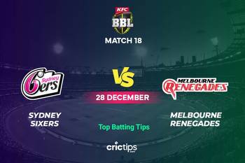 SIX vs REN Betting Tips & Who Will Win This Match Of The Big Bash League 2022