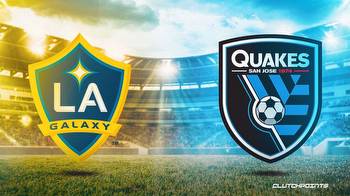 SJ Earthquakes vs LA Galaxy prediction, odds, pick, how to watch