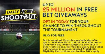 Sky Bet Daily Shootout: Up to £5million being given away in free bets with NEW daily game!