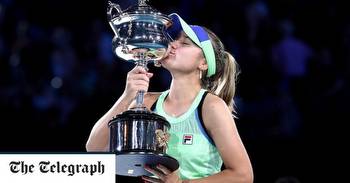 Sofia Kenin wins maiden grand slam at Australian Open after battling past Garbine Muguruza in three sets