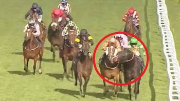 'Sore loser' horse goes full Luis Suarez after being beaten by 22-1 outsider on the line