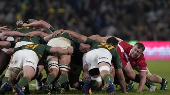 South Africa gets its Rugby World Cup title defense started against Scotland. Chile makes its debut