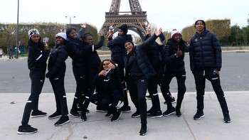 South Carolina women's basketball score updates vs Notre Dame in Paris