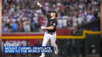 South Side native, Mount Carmel High School graduate Alek Thomas to play in MLB World Series with Arizona Diamondbacks