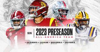 Sporting News 2023 college football Preseason All-American team: Caleb Williams, Marvin Harrison Jr. lead shining stars