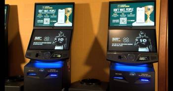 Sports betting kiosks set up at Kansas Crossing Casino