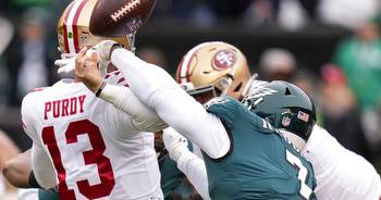 Sportsbooks hang odds on Eagles', 49ers' first loss of 2023 NFL season