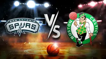 Spurs vs. Celtics prediction, odds, pick, how to watch