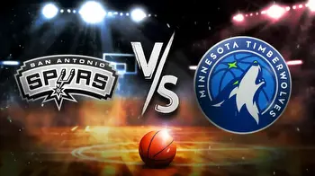 Spurs vs. Timberwolves prediction, odds, pick, how to watch