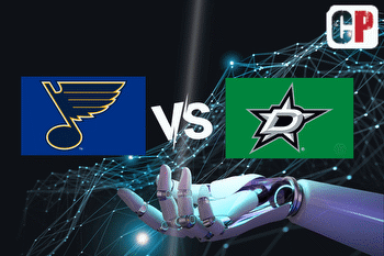 St. Louis Blues at Dallas Stars AI NHL Prediction 101223