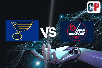 St. Louis Blues at Winnipeg Jets AI NHL Prediction 102423