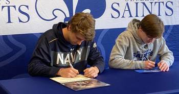 St. Mary’s football’s Casey Smith makes commitment to play at Naval Academy; Wyatt Cotton commits to Williams College