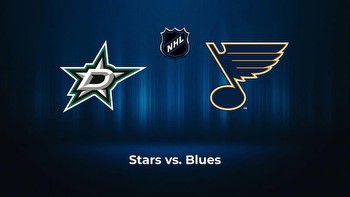 Stars vs. Blues: Odds, total, moneyline