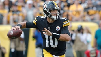 Steelers vs. Patriots props, odds, best bets, AI predictions, TNF picks: Mitch Trubisky over 180.5 yards