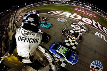 Stunning Three-Wide Finish Lights Up NASCAR Cup Race at the Atlanta Motor Speedway