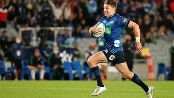 Super Rugby Pacific: Beauden Barrett steals show as Blues cruise into semifinals with win over Highlanders