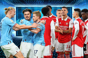 Supercomputer reveals Arsenal's chances of winning Premier League now just 34% after City loss with door open to Man Utd