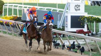 Swiss Skydiver upsets Authentic to become sixth filly to win Preakness Stakes