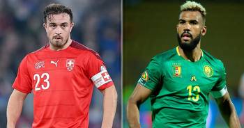 Switzerland vs. Cameroon World Cup time, live stream, TV channel, lineups, odds for FIFA Qatar 2022 match