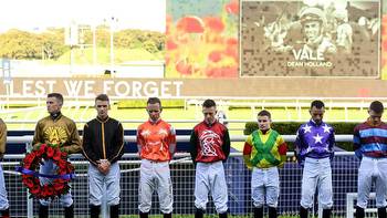 Sydney jockeys pay tribute to fellow rider Dean Holland