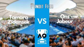 Tamara Zidansek vs Ons Jabeur Prediction and Odds: Australian Open