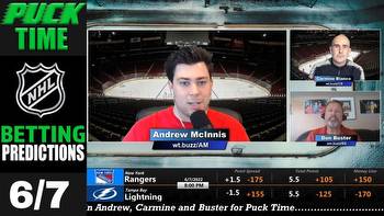 Tampa Bay Lightning vs New York Rangers Game 4 Prediction and Betting Odds June 7