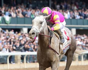 Tapit Trice outduels Verifying to win the Blue Grass Stakes, clinch Kentucky Derby spot