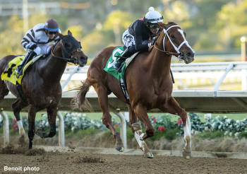 The Chosen Vron Rolls To Victory In Del Mar's Cary Grant For Cal-Breds