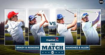 The Match 2022 golf odds, prediction for Tom Brady-Aaron Rodgers vs. Josh Allen-Patrick Mahomes