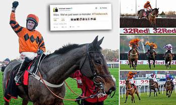 Thistlecrack thunders to maiden King George VI Chase victory as novice beats Cue Card at Kempton Park