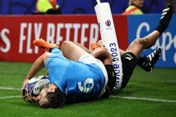 Three tries disallowed in quick succession during New Zealand v Uruguay