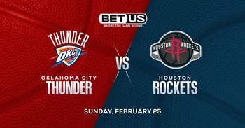 Thunder vs Rockets Prediction, Odds, ATS Pick