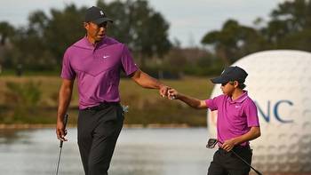 Tiger: Can Charlie-Tiger Woods partnership win the 2022 PNC Championship? Odds explored