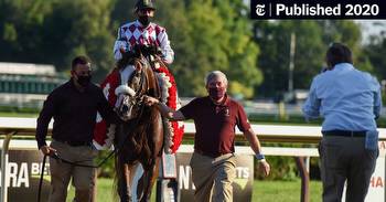 Tiz the Law Wins the Travers in a Runaway