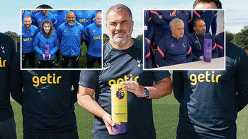 Tottenham fans terrified Postecoglou will be SACKED after winning 'cursed' Premier League Manager of the Month award