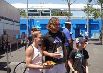 Tsitsipas And Sakkari Partner With Hella Good To Raise Money For Charity