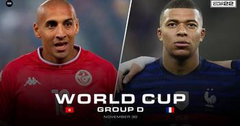 Tunisia vs France World Cup time, live stream, TV channel, lineups, odds for FIFA Qatar 2022 match