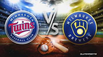 Twins-Brewers prediction, odds, pick, how to watch