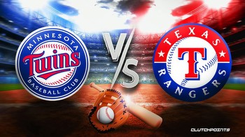 Twins-Rangers prediction, odds, pick, how to watch