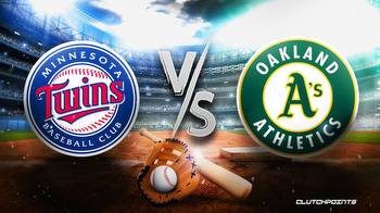 Twins vs. Athletics prediction, odds, pick, how to watch