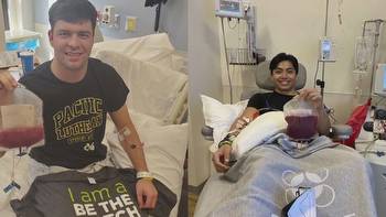 Two Pacific Lutheran University football players are bone marrow matches for people in need