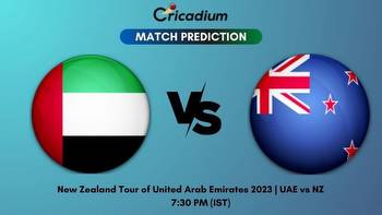 UAE vs NZ Match Prediction New Zealand Tour of United Arab Emirates 2023, 2nd T20I