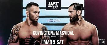 UFC 272 betting odds for Covington vs. Masvidal on 03/05/22