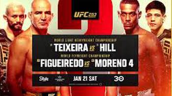 UFC 283 Texiera-Hill Figueiredo-Moreno 4 preview prediction coverage odds