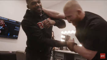 UFC 285: Fans panic after Jon Jones ‘gassed’ by wrestling Bo Nickal for 30 seconds (Video)
