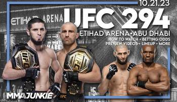 UFC 294: How to watch Makhachev-Volkanovski 2, Abu Dhabi lineup, odds