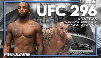 UFC 296: How to watch two title fights, start time, lineup, odds, more