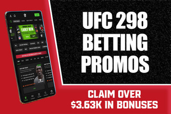 UFC 298 Betting Promos: Grab $3.63+ Bonuses From DraftKings, BetMGM, More